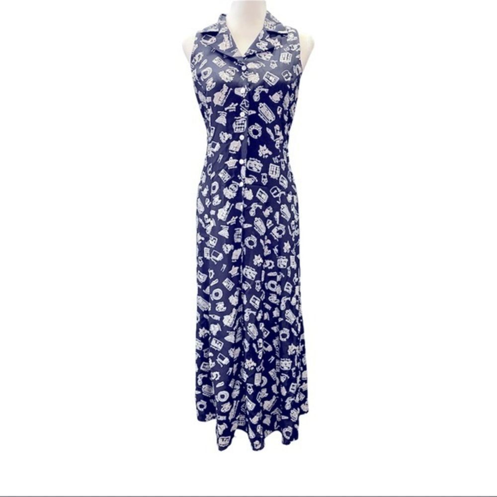 E.D. Michaels Vintage Travel Abroad Dress - Size Medium